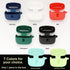 Earbuds Case Compatible with TAGRY X08 Wireless Headphone, iluminous Silicon Protective Cover with “S” Shaped Dual Carabiner, with Window for LED ...