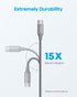 Short USB C Cable 1ft, 2-Pack USB A to USB C Charger Cable Fast Charging Cord Braided for iPhone 15 Pro Max Plus, for Samsung Galaxy S22 S21 S20 S...