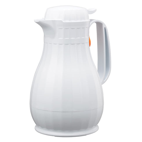 Service Ideas ECO13WH Eco-Serv Server, BPA-free, Foam Insulated Carafe, 44 Ounces, White...