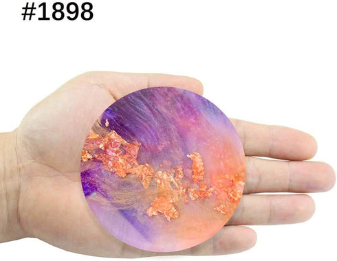Funshowcase Round Coaster Resin Epoxy Silicone Mold...