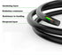Waterproof Connectors 4 Wire,14AWG Male Female Plug LED Connector with 4Pin Waterproof Connectors,IP68 25CM Extension Cable for Car, Truck, Boat,L...