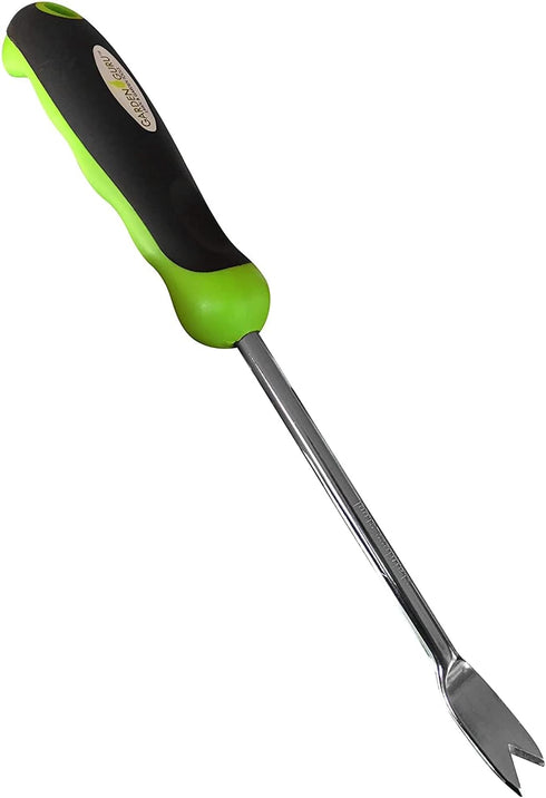 Garden Guru Dandelion Weeder Tool with Ergonomic Handle - Stainless Steel Weed Puller for Planting, Weeding, Flower and Vegetable Care in Lawn Gar...