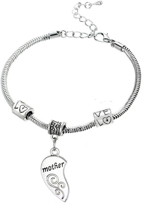 Infinity Collection Mother Daughter Bracelets (2pcs) - Mother Daughter Jewelry Set- Gift for Mom or Daughter...