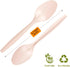 100% Eco Friendly Compostable Spoons Disposable Spoons Cornstarch Based 50 Large Disposable Utensils (6.7 in.) Durable and Heat Resistant Alternat...