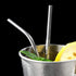 25 Piece Set Stainless Steel Straws Long 8.5 Inch Drinking Metal Straws Reusable Drinking Straws for 20 OZ (20 Bent|5 Brushes)...