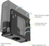 Cable Box Mount and Adjustable Wall Mount for Small Wide Devices, Like Streaming Media Devices, DVD Players and Boxes?CableBoxM...