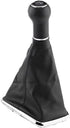 Qiilu 5 Speed Car Gear Shift Knob Gearstick Gaiter Boot Manual Shift Boot Kit for Golf4/Jetta/ 1999-2004...