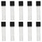 DS18B20 10pcs Black Durable 18B20 TO-92 3 Pins Wire Integrated Circuit Temperature IC Sensor Industrial...
