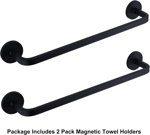 Magnetic Towel Bar for Refrigerator, Magnetic Towel Holder Towel Hook Hanger for Fridge, Kitchen Stove, Oven, Dishwasher, Sink Laundry Washing Mac...