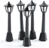 SEWACC 3pcs Mini Street Light Models Miniature Street Lamp Models Decorative Pathway Lantern Post for Miniature Doll House Micro Landscape Lamppos...