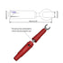 13pcs 4mm Banana PlugTest Leads Kit Digital Electrical Test Probes Set Fully insulated Alligator Clips Test Tweezer Wire-Piercing Back Probe Pin 0...