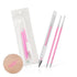 Eyebrow microblading Marker Pen,Skin Marker Pen,Eyebrow Permanent Makeup Position Mapping Mark Tools (Pink)...