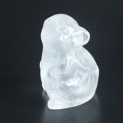 Hand Carved Mixed Gemstone Crystal Mouse Rat mice Figurine Animal Carving Statue Office Home Decor 1.5'' (White Quartz)...