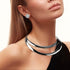 Barode African Collar Choker Necklace Gold Statement Chokers Bib Chunky Necklaces Earring Sets Jewelry for Women...