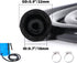 PVC Replacement Hose for Sprayers, Nylon Reinforced Replacement Hose with Fixing Nut for Garden Water Pump Outlet, Replacement Accessories for Gar...