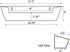 Sink Front Tip-Out Tray (11-3/4"" Tray Only, White)...