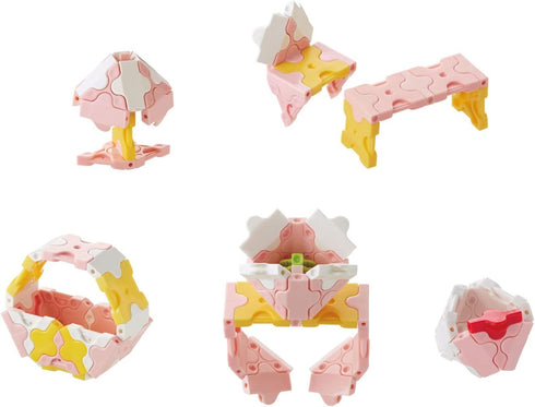 LaQ Sweet Collection Mini Pink | 62 Pieces | 10 Models | Age 5+ | Creative, Educational Construction Toy Block | Made in Japan...