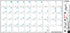 KOREAN APPLE KEYBOARD STICKER with BLUE LETTERING ON TRANSPARENT BACKGROUND...