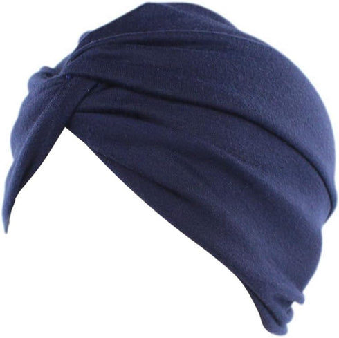 Women's Sleep Turban Pre Tied Cotton Chemo Cap Beanie Turban Headwear for Cancer Patients...