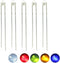 100PCS 2mm Round top LED Diode Light Assorted Kit Green Blue White Yellow Red Component DIY (Water Clear Len Kit(r,g,b,w,y), 2mm Round top)...