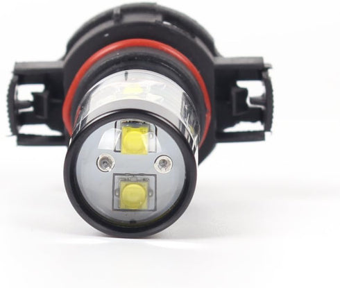 Alla Lighting 2400 Lumens 5201 DRL PS24WFF 5202 LED Fog Lights Bulbs, 6000K Xenon White PS19W 12085C1 Fog Lamps Replacement...