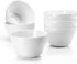 Sweese Porcelain Bouillon Cups, 8 Ounce Small Dessert Bowls, Soup Dipping Sauce Bowls Set of 6, Microwave and Dishwasher Safe, White....
