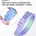 Fashionable Gradient Dog Collar: Macaron & Dopamine Shades with Breathable Mesh Padding for Comfort, Premium Woven Strap, Durable POM Buckle, and ...