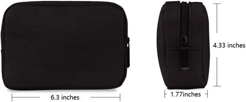 Universal Electronics/Accessories Soft Carrying Case Bag, Durable & Light-weight,Suitable for Out-going, Business, Travel and Cosmetics Kit (Small...