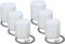 6 (Six) RF-1 Micron Rated Fuel Oil Filters Canister w/Gaskets Fit 1A-25A 77B Eddington S-254 Sears 8055 Mitco 264 AutoFlo F-300...