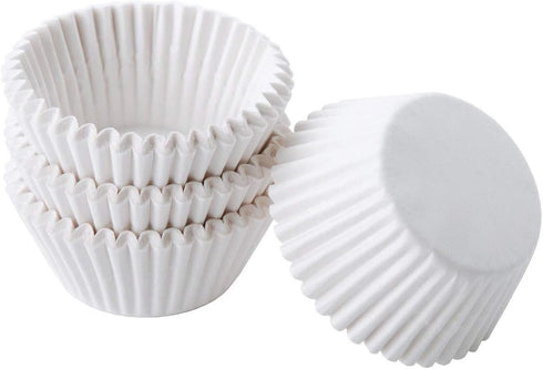 Wilton Mini Baking Cups-White 100/Pkg...