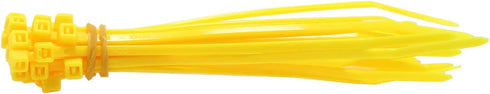 QualGear CT1-MC-200-P Self-Locking Cable Ties, Assorted, 200/Poly Bag, Green,black,yellow,orange...