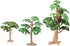 NUOBESTY Micro Landscape Decorations 3Pcs Miniature Cypress Tree Models Artificial Pine Tree Cypress Models Train Railways Architecture Landscape ...