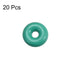 uxcell Fluorine Rubber O-Rings, 4mm OD 1mm ID 1.5mm Width FKM Seal Gasket for Machinery Plumbing, Green, Pack of 20...