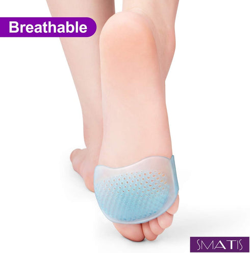 Ball of Foot Cushions?2 Pairs? Metatarsal Pads Soft Gel Ball of Foot Pads Mortons Neuroma Callus Metatarsal Foot Pain Relief...