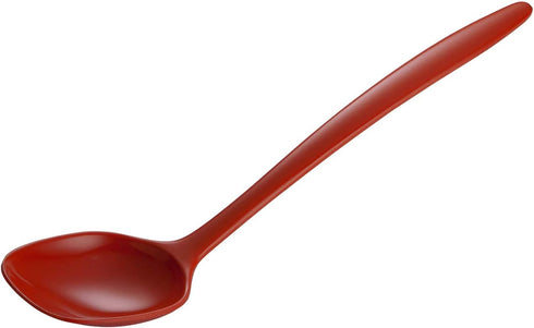 Hutzler 12 Inch Melamine Spoon, Red...