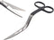 Bent Handle Curved Embroidery Scissors 6 Inch Curved Applique Scissors for Machine Embroidery & Fabric Stitches by Artman Instruments...