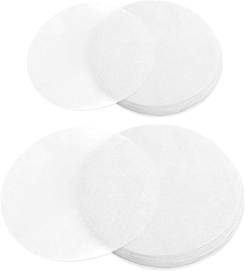 Ergonflow 100 Sheets Parchment Paper Rounds 6" and 8" Diameter-Non-Stick Cake Pan Liner Circles,Cookie Baking Sheets,Precut for Cake Baking, White...