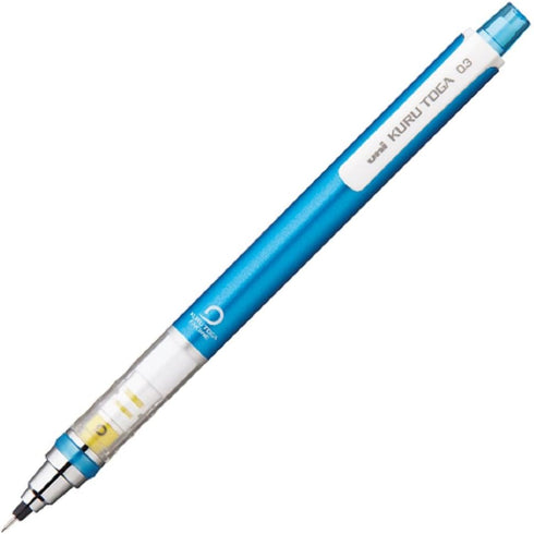 Uni Kurutoga Mechanical Pencil Standard, 0.3mm, Blue (M34501P.33)...
