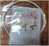Egoshop Ribbon Embroidery Spring Flower Blooming Kit 3D Painting DIY Wall Decor Stamp Needle Work with Hoop (No Frame) X5002A...