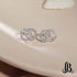 Double C Earrings for Women | Designer Earrings Chic Letter Design Earrings | Lovely Gift - ER-1005-Silver...