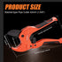 PVC Pipe Cutte,Ratcheting PVC Pipe Cutter Tool,Professional Pipe Cutters PVC, PEX Cutter, PVC Pipe Shears,PVC Cutter, Plastic Pipe Cutter, PEX Pip...