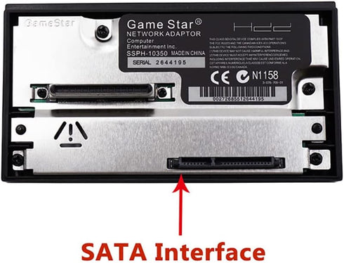 Network Adapter, Interface HDD Hard Disk Adapter for Sony PS2 Playstation 2 (SATA)...