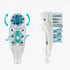 20Pcs Electric Oral Toothbrush Replacements Heads Dual Cross Action Clean Attachments Sensitive Brush Refill Rotating Sets 3D White Fit for Oral B...