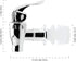 Cornucopia Brands Push Style Spigots for Beverage Dispenser Carafes (2-Pack), Replacement Lever Pour Spouts, Chrome Design Lock Open Style...