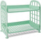 Desktop Rack Cosmetic Stationery Storage Holder, 2-Tier Multifunctional Plastic Shelf Makeup Organizer for Skincare Office Kitchen Bedroom Bathroo...
