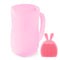Baby Bath Rinse Cup, Silicone Baby Shampoo Rinser (pink)...