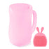 Baby Bath Rinse Cup, Silicone Baby Shampoo Rinser (pink)...