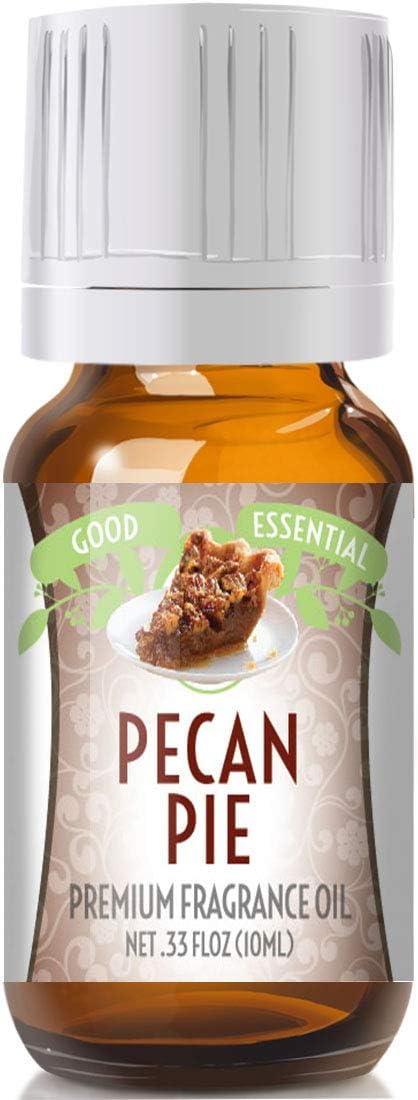 Good Essential - Professional Pecan Pie Fragrance Oil 10ml for Diffuser Soaps Lotions Perfume 0.33 fl oz - Pecan Pie Diffuser Oil - Candle Fragran...