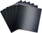 Black Metallic Cardstock Paper, 15pcs of 12”x12” (250 GSM) - Foil Board, Mirror Finish Surface, Perfect for Crafting, Invitations & Decorations (B...