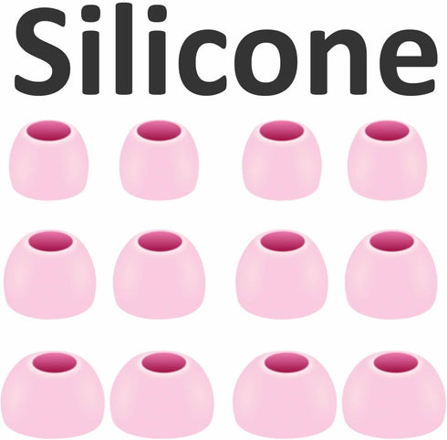 6 Pairs Replacement Silicone Ear Tips Compatible with Beats Studio Buds + / Fit Pro, S/M/L 3 Size Earbuds Eartips Flexible Rubber Gel Cover Skin A...